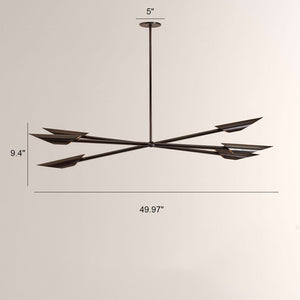 Voyant Multi Arm Spire Chandelier