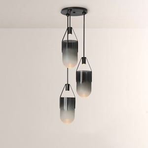 Welden Ombre Glass Cluster Chandelier
