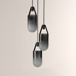 Welden Ombre Glass Cluster Chandelier