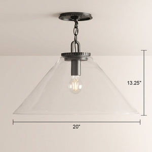 Wesin Cone Flush Mount