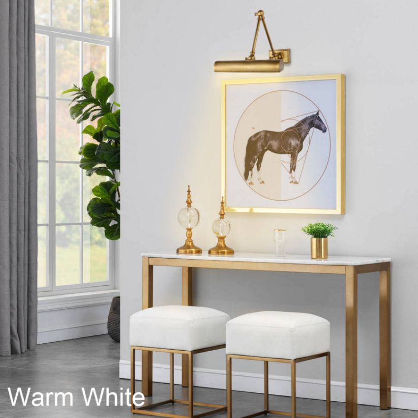 Rumi Double Plug-In Hardwired Picture Light