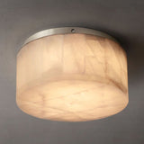 Alabaster Ezreal Round Flushmount 10"