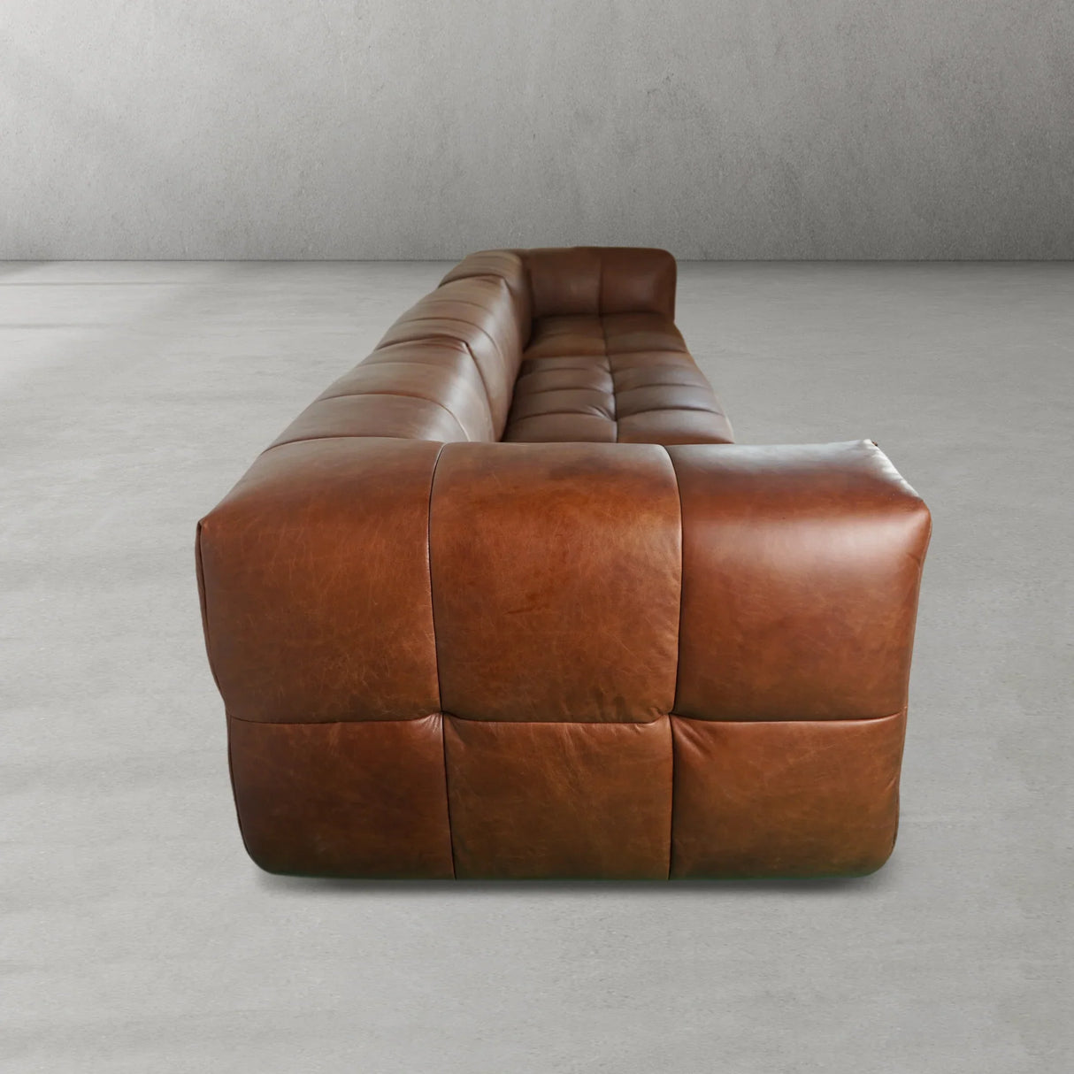 Yosemite Burnished Cognac Sofa 160"W