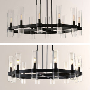Tara Led Round Chandelier 36"