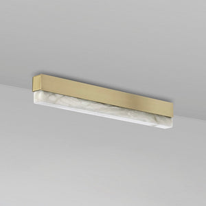 Artes Ceiling Mounted Alabaster Bathroom Light