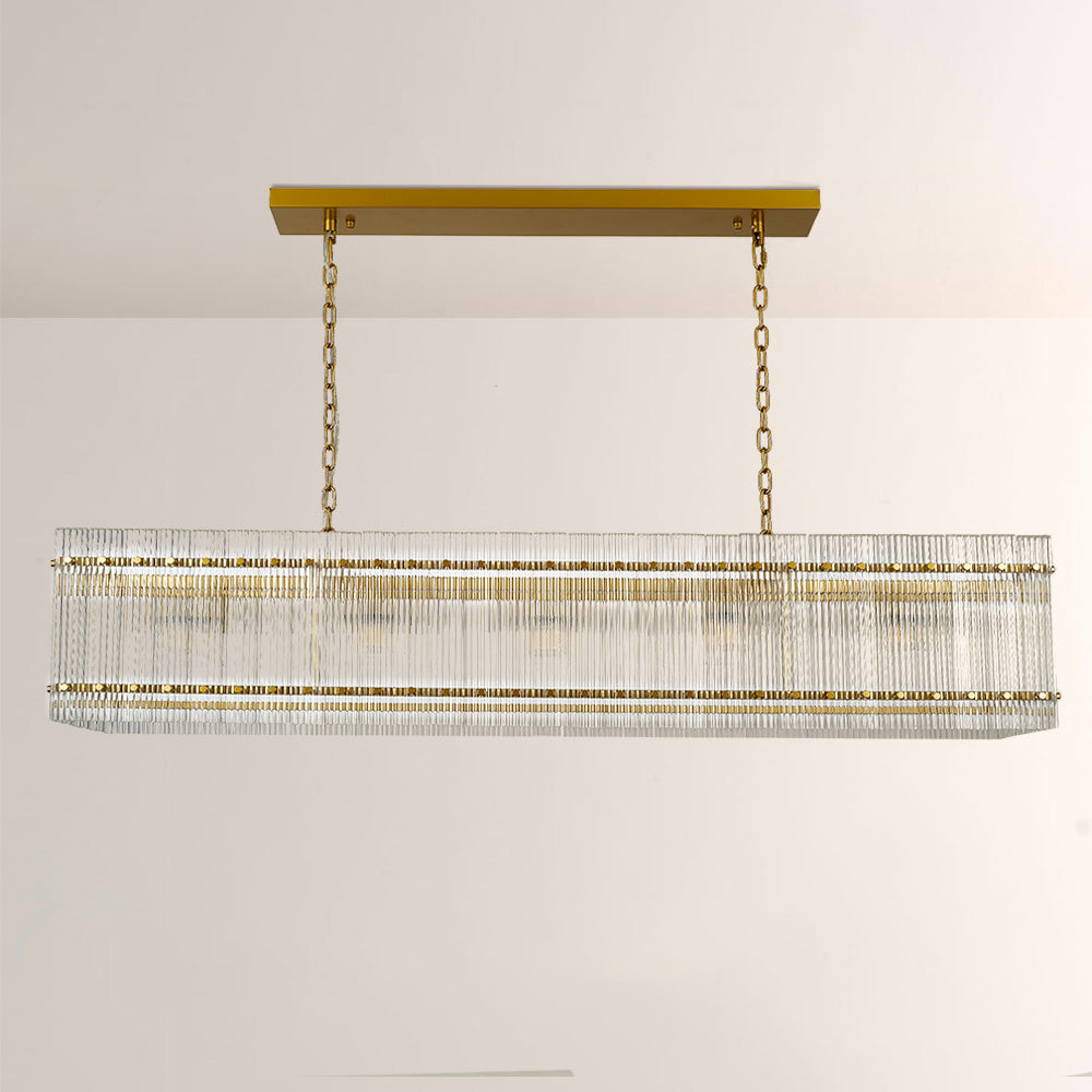 Fiona Rectangular Chandelier 54"