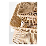 Antigua 54" Linear Rattan Chandelier