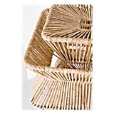 Antigua 54" Linear Rattan Chandelier