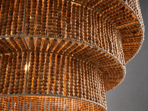 Kash Wooden Beads Chandelier