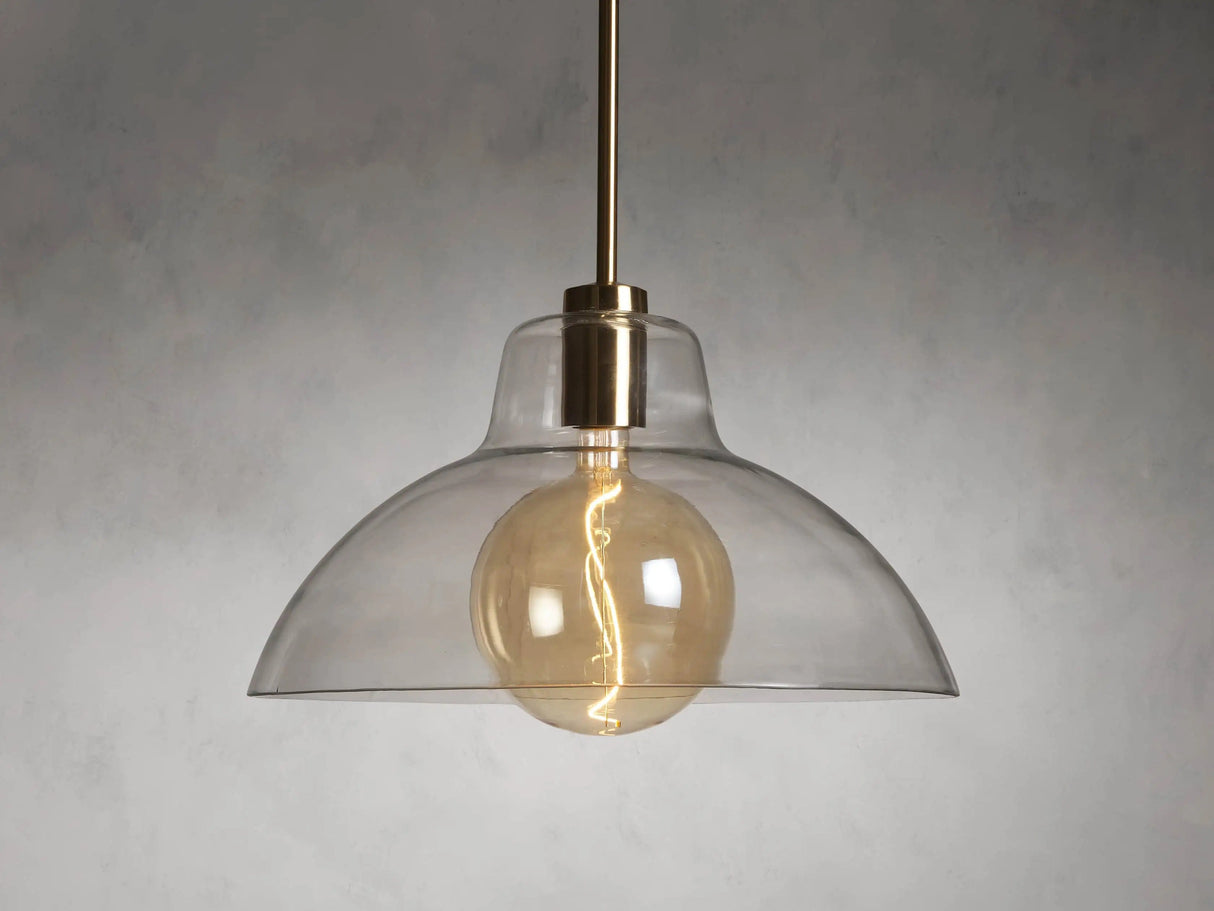 Bauer Dome Pendant with Bulb
