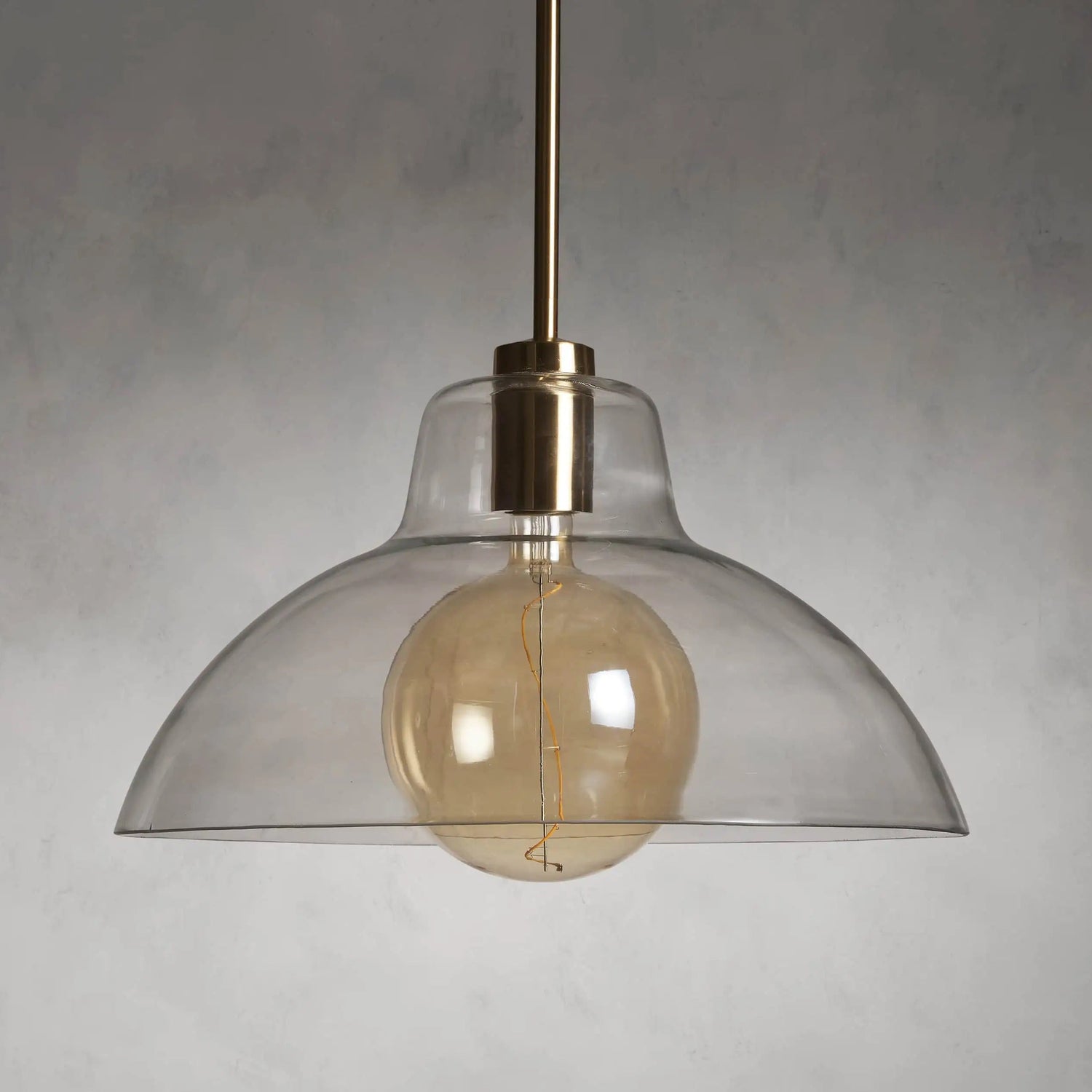 Bauer Dome Pendant with Bulb