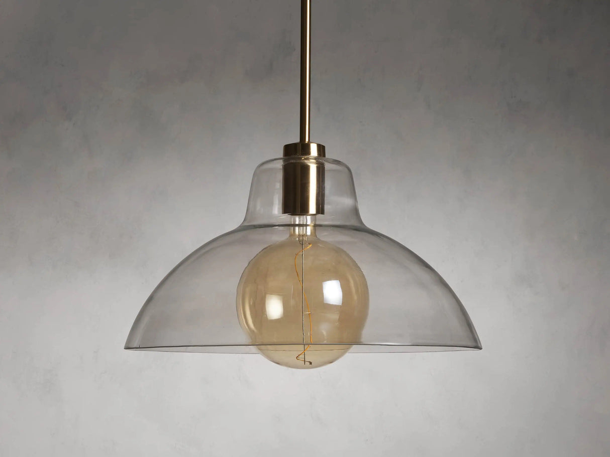 Bauer Dome Pendant with Bulb