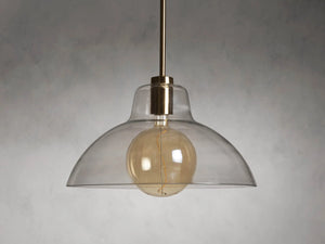 Bauer Dome Pendant with Bulb