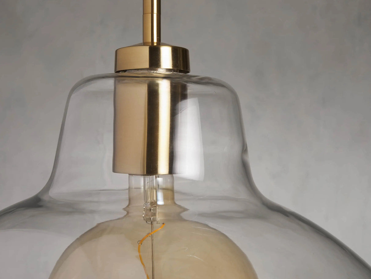 Bauer Dome Pendant with Bulb