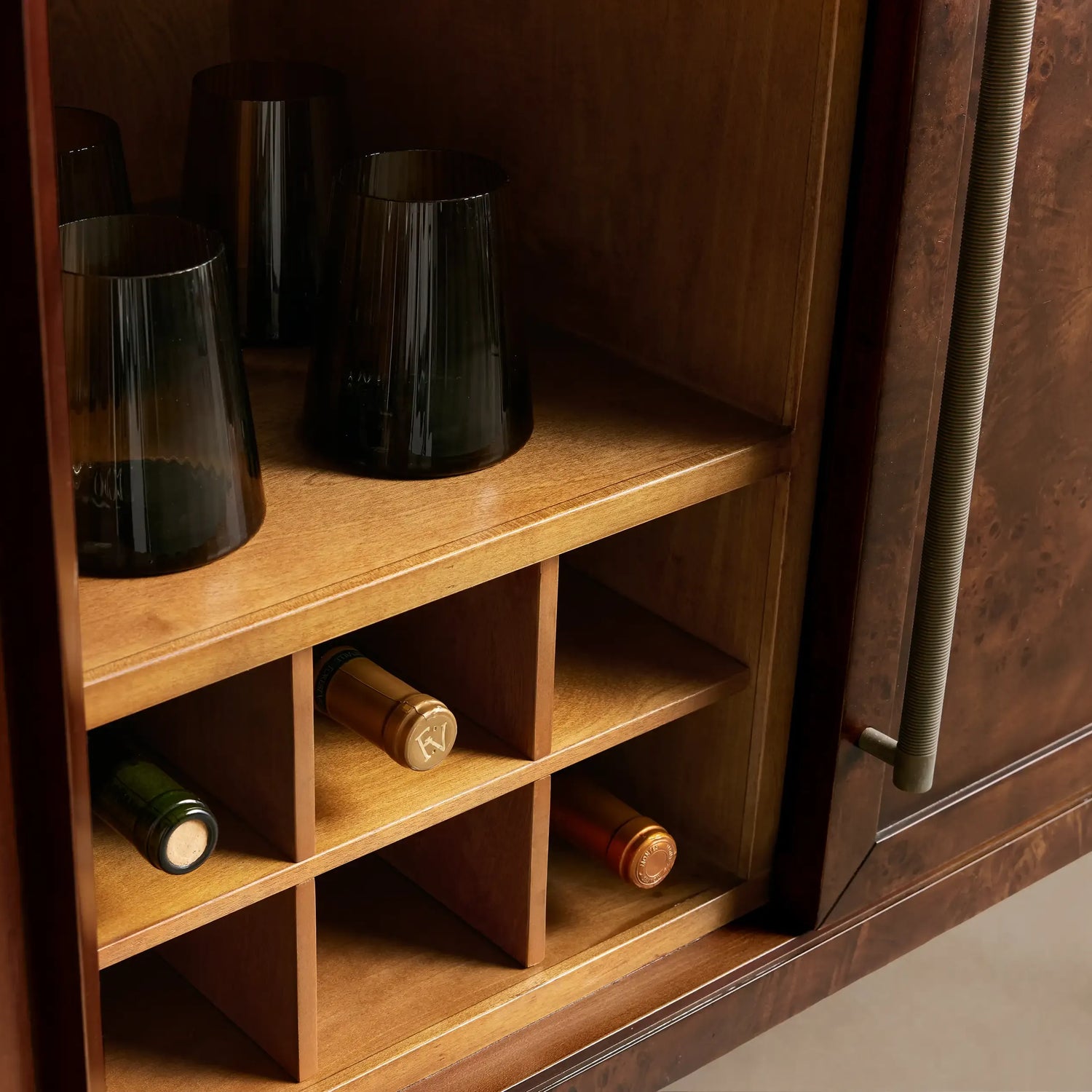 Hattie Burl Bar Cabinet