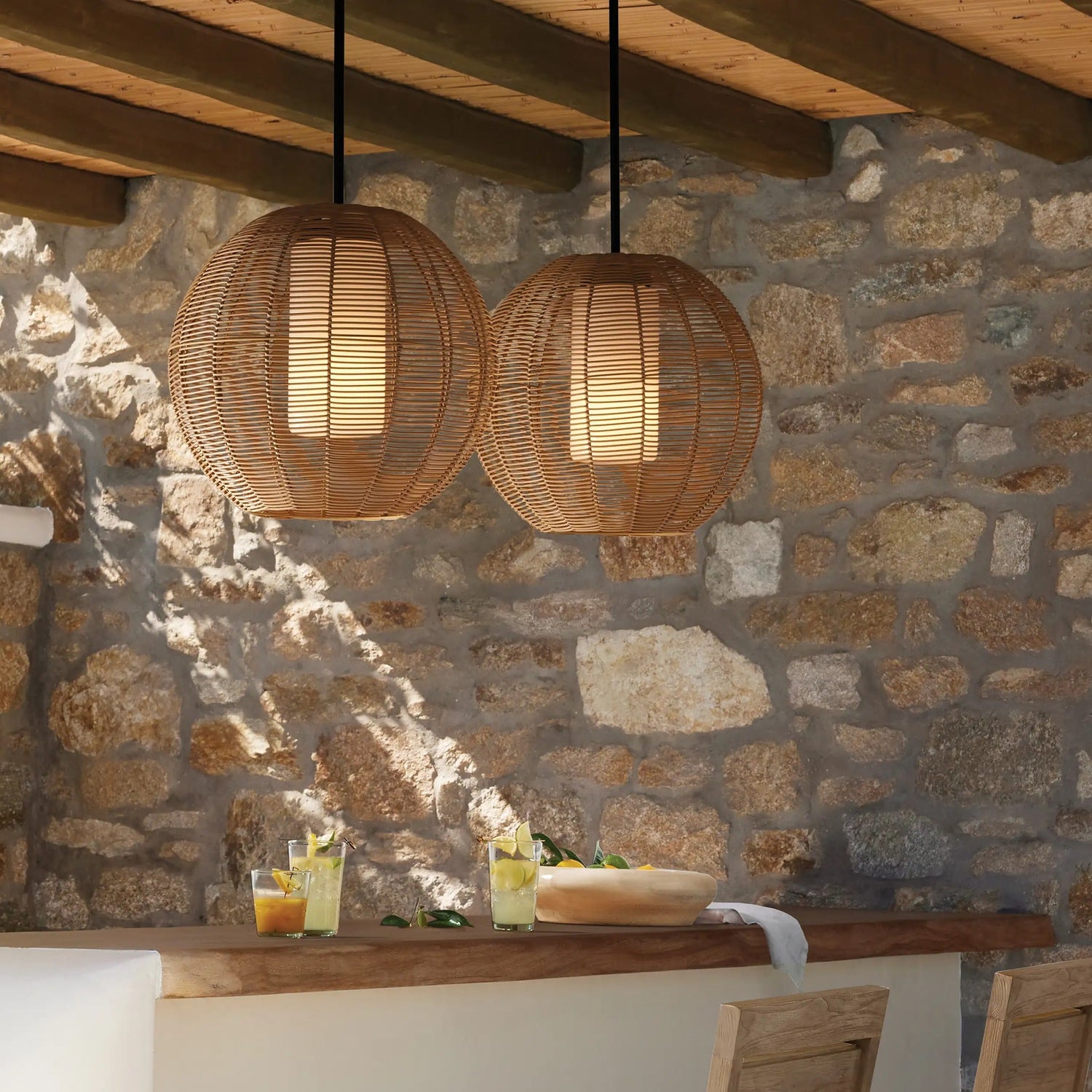 Cohen Globe Outdoor Pendant