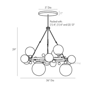 TroLuxe Round Chandelier
