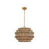 Antigua Drum Rattan Chandelier
