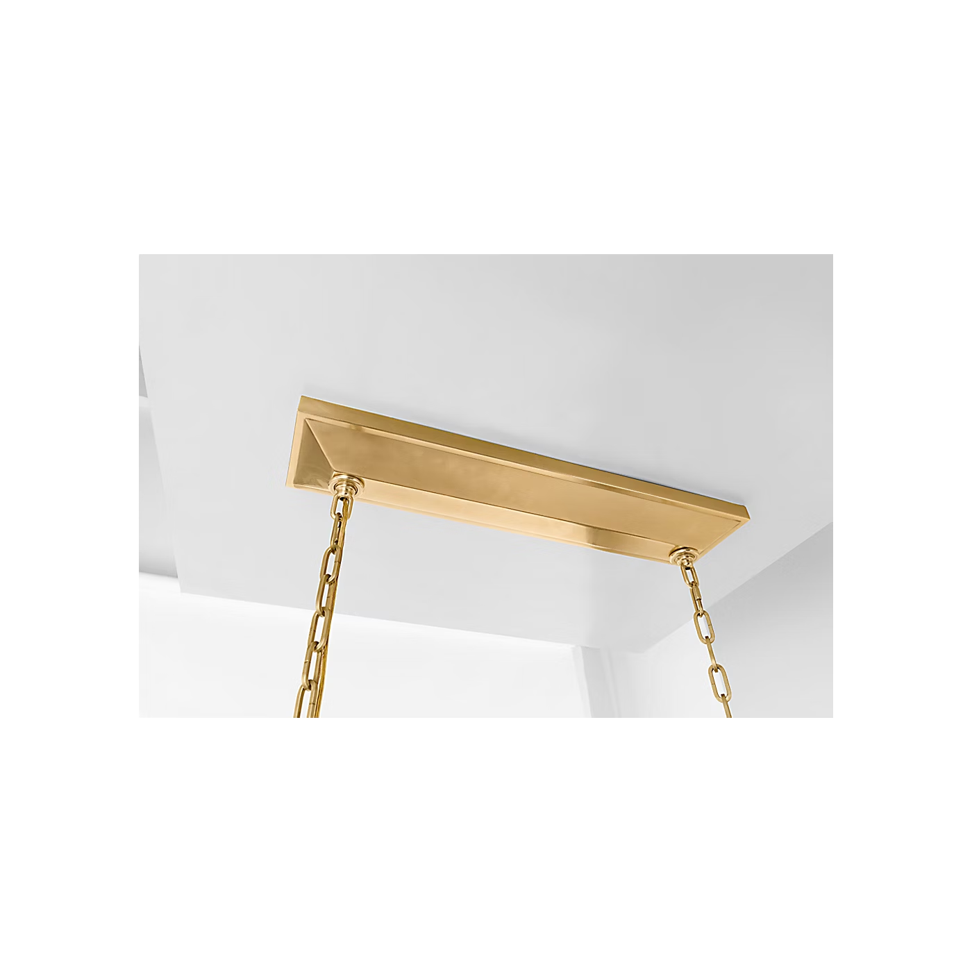 Antigua 54" Linear Rattan Chandelier