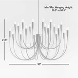 Lione Candelabra Chandelier Light