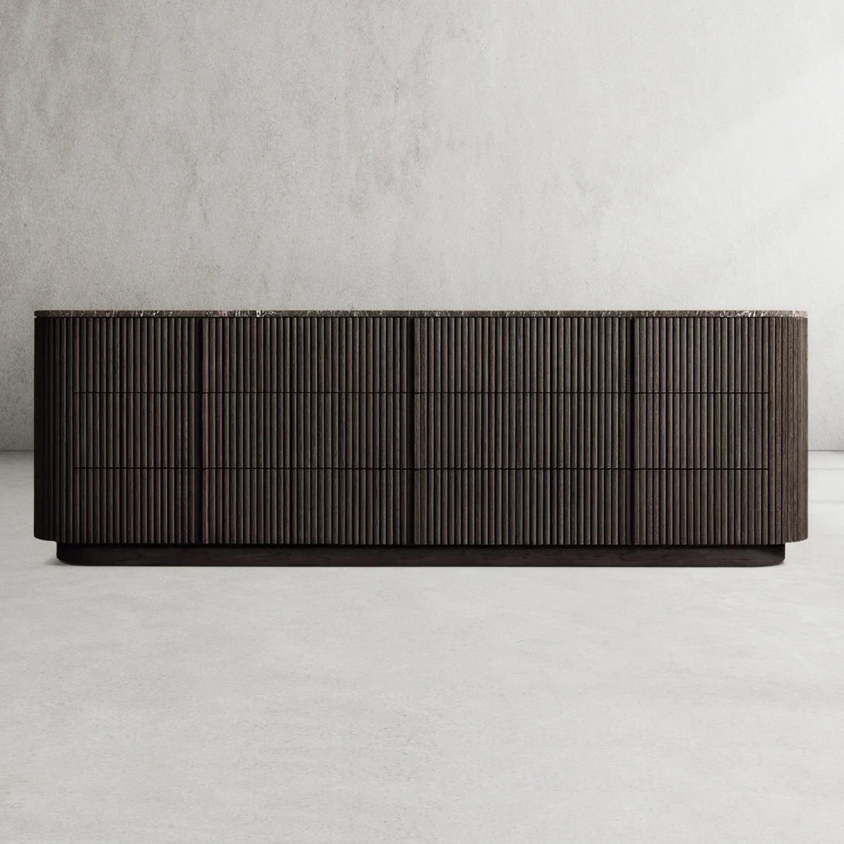 Mulholland Modern Stone 9-Drawer Dresser