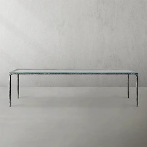 Thaddeus Glass Rectangular Dining Table