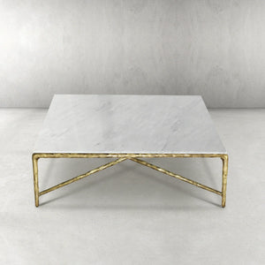 Thaddeus Marble Square Coffee Table 36" 48" 60"