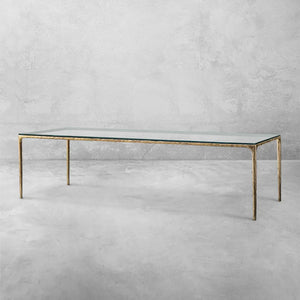 Thaddeus Glass Rectangular Dining Table