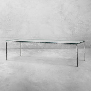 Thaddeus Glass Rectangular Dining Table