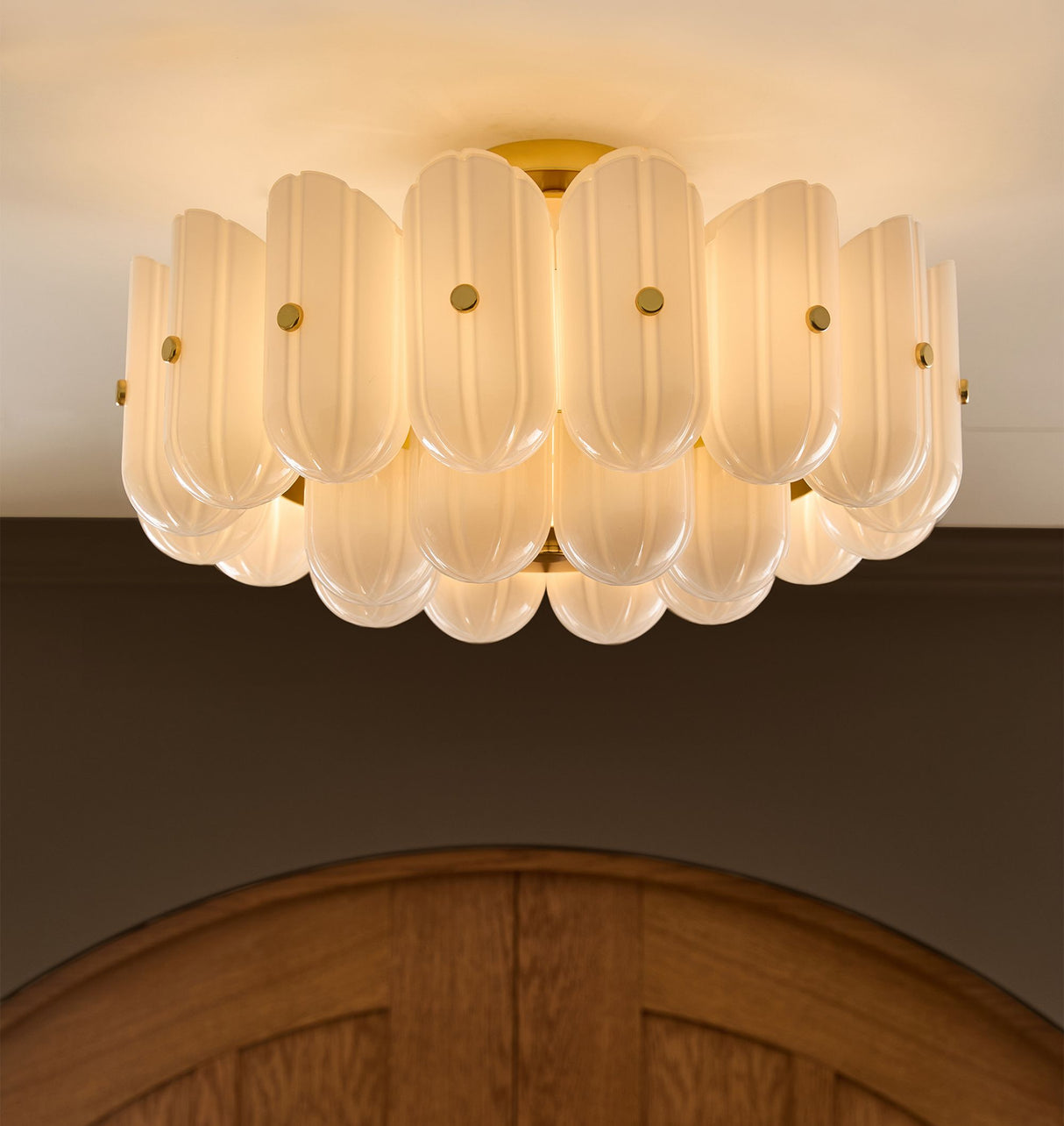 Lorna LED Double Tier Flush Mount 25"