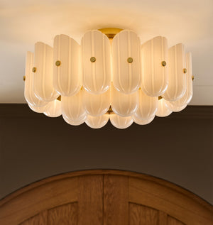 Lorna LED Double Tier Flush Mount 25"