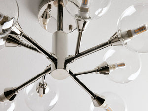 Sera Glass Globe Flushmount