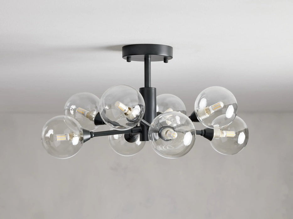 Sera Glass Globe Flushmount